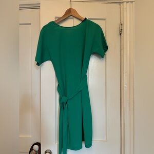 Green dress xs